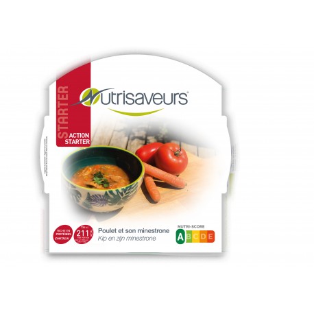 soupe de Poulet et son minestrone